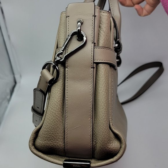 Coach Swagger 27 34816 Fog Purse Satchel - Picture 4 of 10